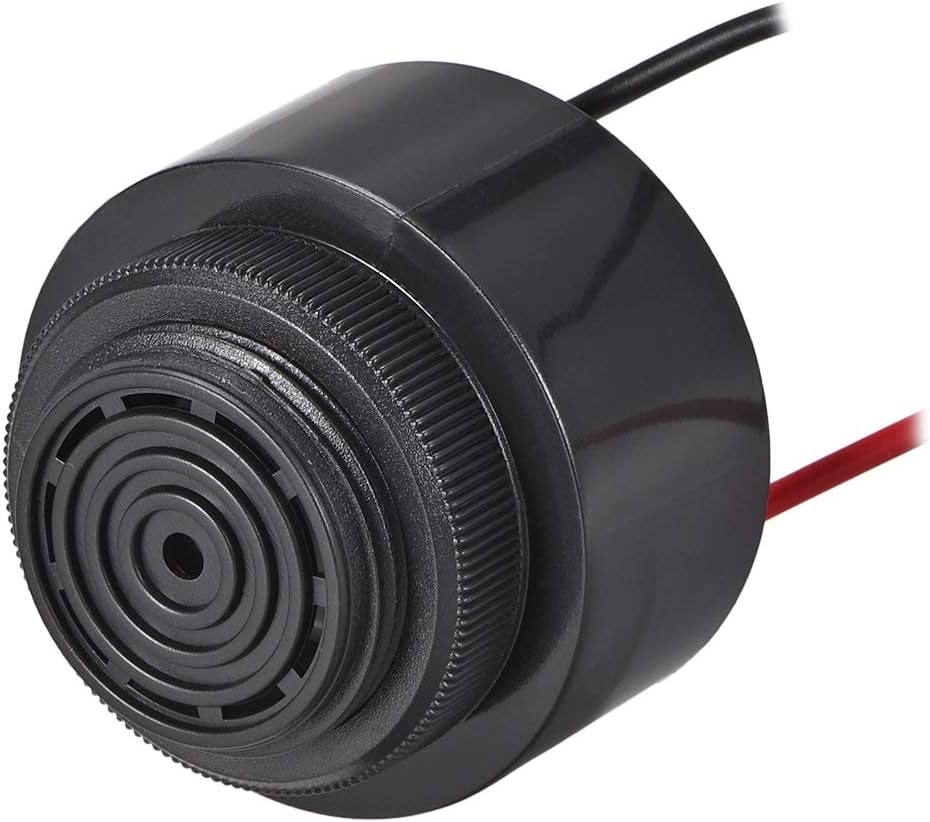 DC 12V Aktiv elektronisk bippetonealarm lydsender kontinuerlig lyd bip 90dB højttaler