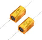 2 Pcs Aluminum Case Resistor 5W 3 Ohm Wirewound for LED Replacement Converter 5W3RJ