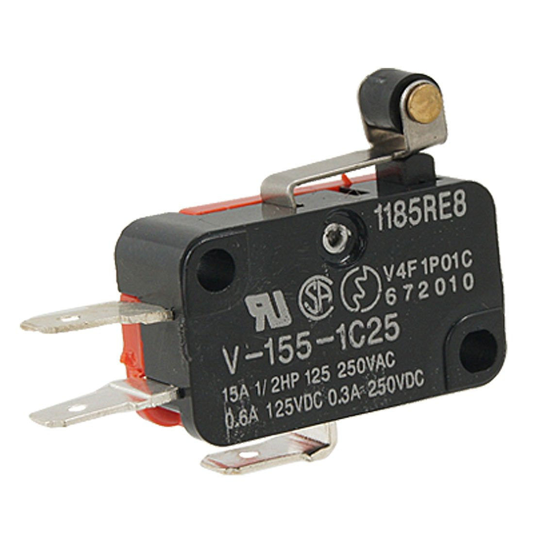 V-155-1C25 Micro Limit Switch Short Roller Lever SPDT Snap Action Home