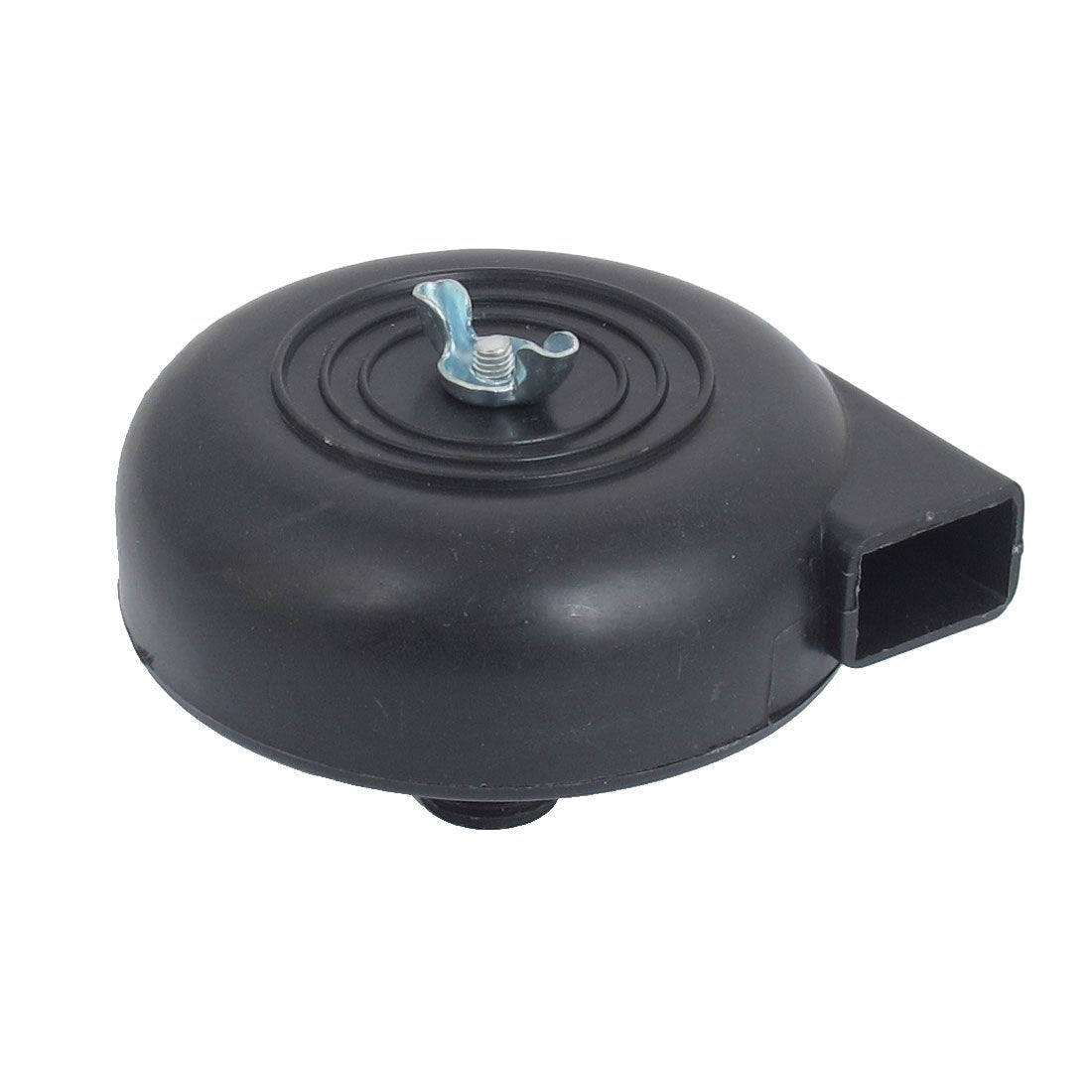 0.8" Dia Male Thread Air Intake Silencer Filter Compressor Black