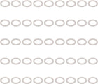 50Pcs 18mmx24mmx1.5mm Aluminum Motorcycle Hardware Drain Plug Washer