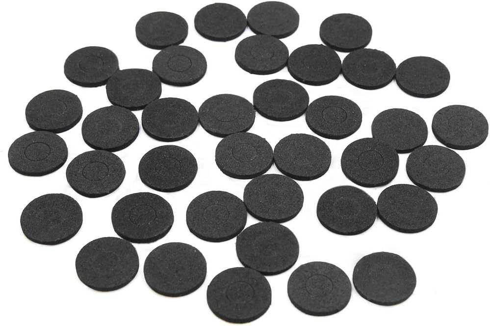 40pcs Black Sponge Shockproof Car Rivet Flat Washer Insulation Gasket Ring