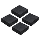 4pcs Rubber Anti-Vibration Pads Hard Pad, 50mm Square Vibration Isolation Mats, 20mm Thickness Non-Slip Rubber Blocks, Anti-Skid Anti Noise for HVAC, Compressor, Air Conditioner