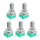 RK097N 50K Ohm Variable Resistors Single Turn Rotary Carbon Film Taper Potentiometer 5pcs