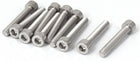 M5x30mm 316 Stainless Steel Metric Hex Socket Head Cap Bolts Fasteners 10 Pcs