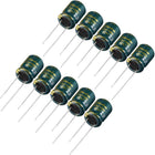 Aluminum Radial Electrolytic Capacitor Low ESR Green with 6.8uF 400V 105 Celsius Life 3000H 10 x 13mm High Ripple Current,Low Impedance 10pcs