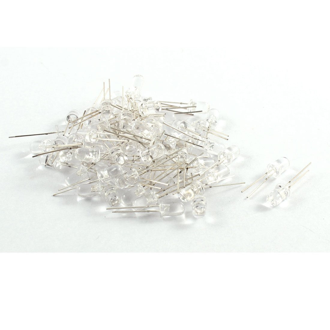 70pcs 5mm Yellow LED Bright Light Lamp Emitting Diode DC 1.8V-2.0V