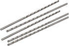 4.5mm Dia 200mm Long HSS Straight Round Shank Twist Drill Bit Drilling Tool 5pcs