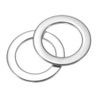 80Pcs M12 304 Stainless Steel Flat Washers Plain Washer 12mm ID 16mm OD 1mm Thick Flat Spacers for Screws Bolts Garden Faucet Plumbing Repair, Silver