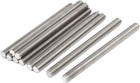 M8 x 110mm 1.25mm Pitch 304 Stainless Steel Fully Threaded Rods Hardware 10 Pcs