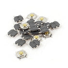 20 Pcs Panel PCB Surface Mounted Devices Momentary 4 Pins Spst Tactile Switch 5x5x1.5mm