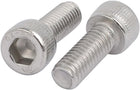 M6x16mm 304 Stainless Steel Left Hand Thread Hex Socket Cap Screw Fastener 2pcs