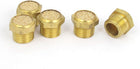 1/4BSP Thread Brass Pneumatic Exhaust Silencer Muffler Fitting 5pcs