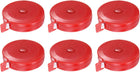 6 Pcs Round Case Automatic Retractable Sewing Tape Measure 150cm 60"