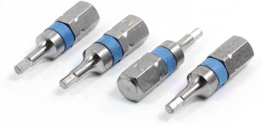 Boulons Hexagonaux Magnétiques pour Tournevis à Embout 2mm 4 Pièces