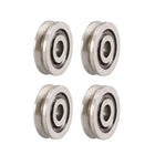 V623Deep Groove Guide Pulley Rail Ball Bearings 3mmx10mmx3mm Open Type Carbon Steel Bearings 4pcs