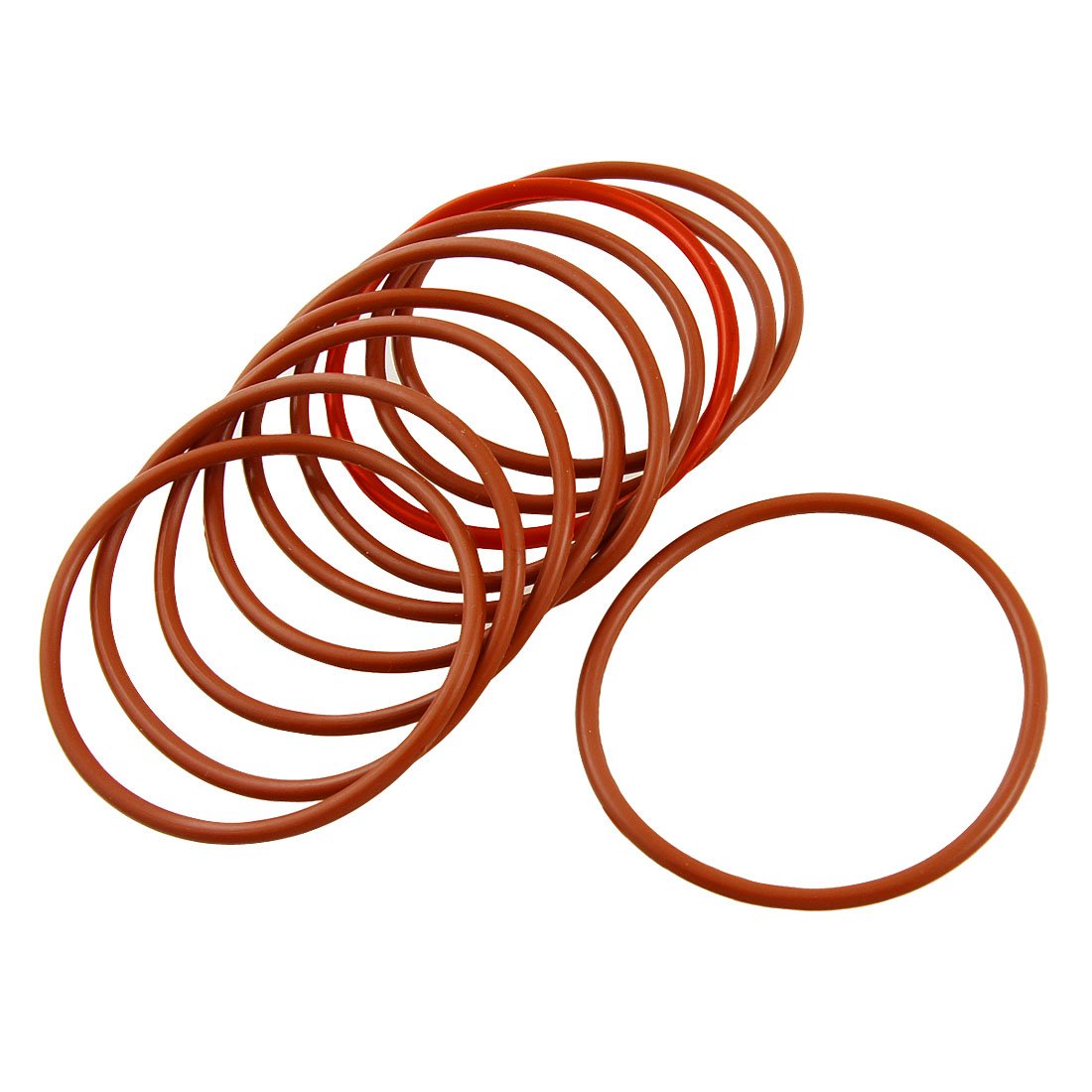 10 Pcs Silicone O Ring Seal Sealing Gasket 56mm x 62mm x 3mm