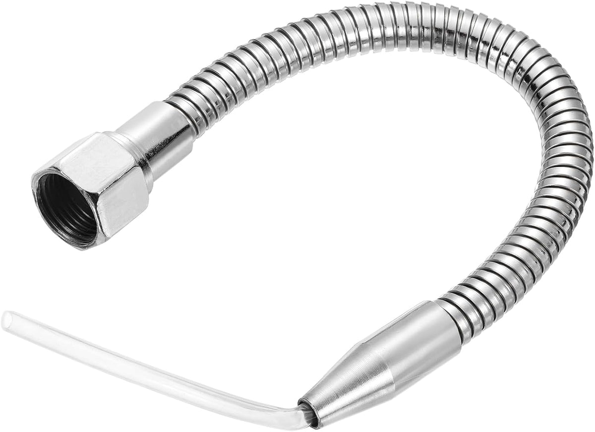Mist Coolant Lubrication Spray System, 300mm G1/2" Thread Metal Flexible Water Oil Cooling Tube with Round Head Nozzle for Cooling Machine CNC Lathe Milling Drill