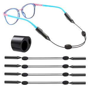 LinkMejor Eye Glasses Holder Strap - Adjustable Sunglasses Straps Cords for kids - Eyeglass Holders Around Neck - Eyewear String Lanyard Retainer