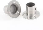 2 Pcs 19mm x 30mm Stainless Steel Clothes Lever Socket Pipe Weld Neck Flange with Screws