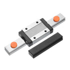 MGN12 100mm Linear Guide Rail with MGN12H Sliding Carriage Block and Plastic Mini MGN12 Linear Guide for DIY 3D Printers and CNC Machine, Black