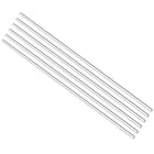 Acrylic Round Rod,2mm Diameter 8 inch Length,Clear,Solid Plastic PMMA Bar Stick Acrylic Dowel Rods for DIY Crafts Lighting Fixture Handicraft 6pcs