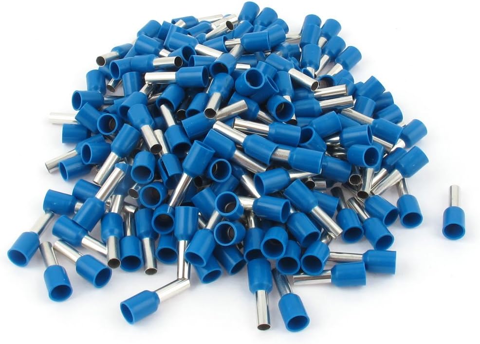 200Pcs E4009 12AWG Insulated Ferrule Pin Wire Cord End Terminal Blue