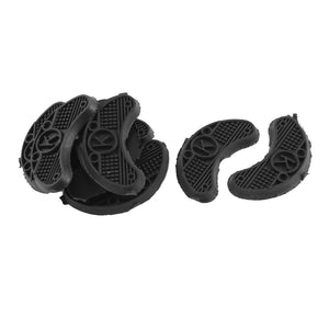 Protector de prise en main pour la semelle des chaussures antidérapantes en caoutchouc, 5 paires, noir