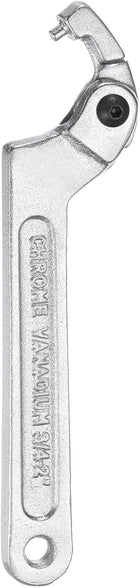 3/4-2"(19-51mm) C skruetrækker Justerbar Cirkulær Pin Skruetrækker Værktøj Krom Vanadium til Nøglebolte Maskintools Maskinværktøj, Sølvtoning
