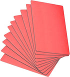 Blank Metal Business Card 88x53x0.6mm Anodized Aluminum Plate for DIY Laser Printing Red 15 Pcs