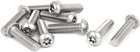 M8x30mm 304 Stainless Steel Button Head Torx Security Machine Screws 10pcs