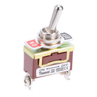 T701AW SPST Rocker Toggle Switch Heavy-Duty 15A 250V 20A 125V 2P ON/Off Switch Metal Bat Waterproof Boot Cap Cover