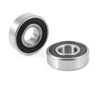 2 Pcs 17mm x 40mm x 12mm Silver Tone Linear Motion Ball Bearing 6203RS