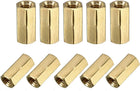 M3x10 Female-Female Hex Brass PCB Motherboard Spacer Standoff for FPV Drone Quadcopter, Computer & Circuit Board 30pcs