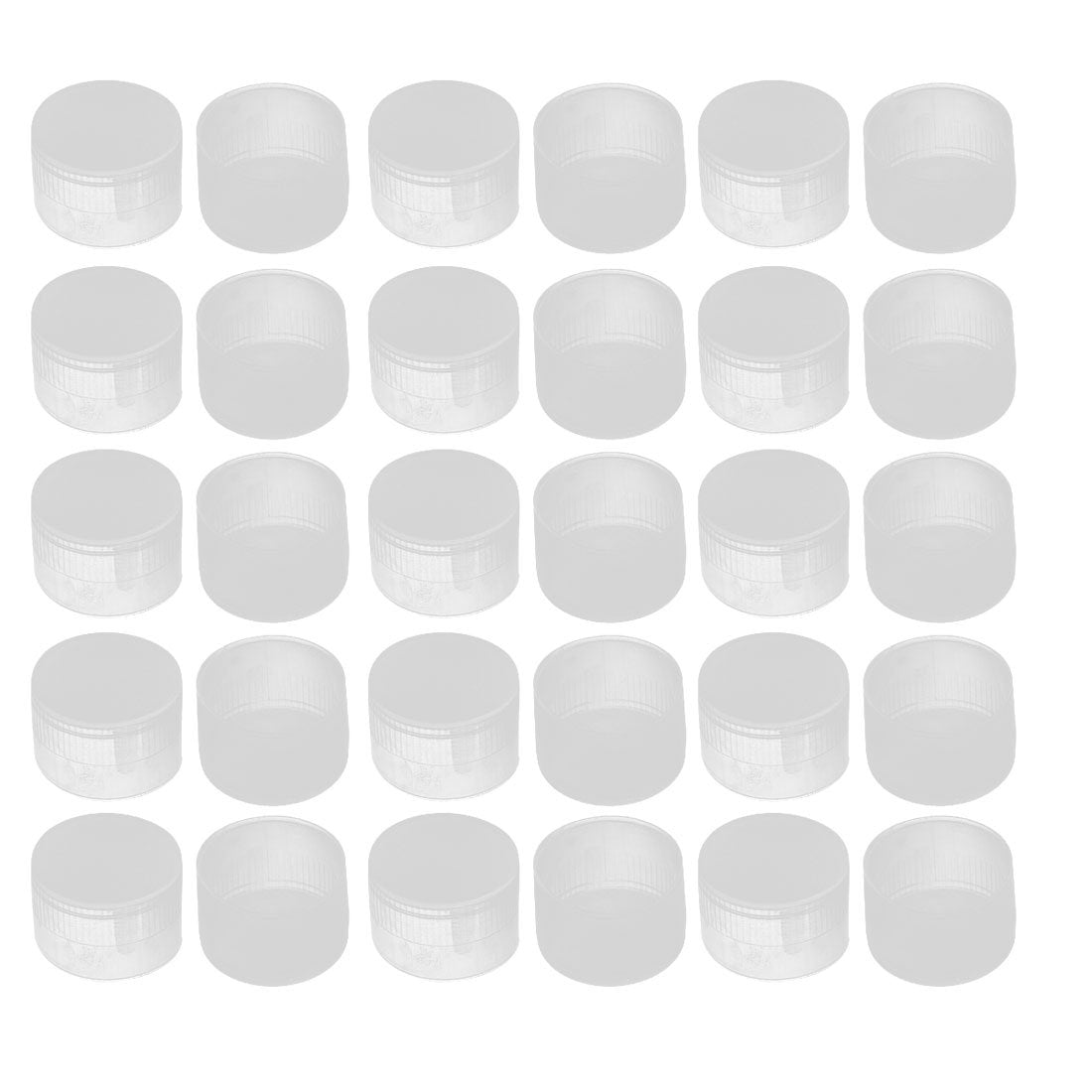 30Pcs 22mm Inner Dia PE Plastic End Cap Bolt Thread Protector Tube Cover