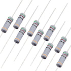 100Pcs 51 Ohm Resistor, 1W 5% Tolerance Carbon Film Resistors, 4 Bands for DIY Electronic Projects and Experiments