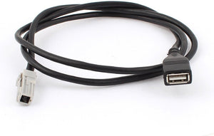 Car Vehicle Audio USB Cable Adapter Wire Cord 1M 3Ft Length for Toyota