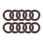 Fluorine Rubber O-Rings 14mm OD 9.2mm ID 2.4mm Width, Metric FKM Sealing Gasket, Pack of 10