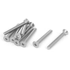 a15101300ux0186 M6 x 50mm Metric Hex Socket Countersunk Flat Head Screw Bolts Pack of 10