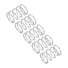 Compression Spring, 5Pcs 304 Stainless Steel, 10mm OD, 0.6mm Wire Size, 15mm Free Length, Silver Tone