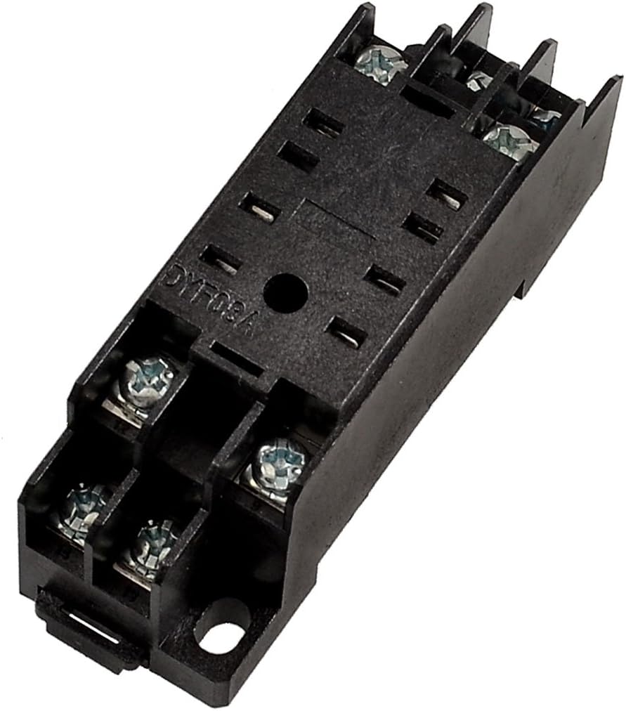 DYF08A 8 Pin Screw Terminals Power Relay Socket Base Stand Holder
