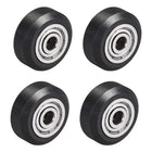 POM V Wheel with Bearing for 3D Printer, CR Series OD 24mm 4pcs