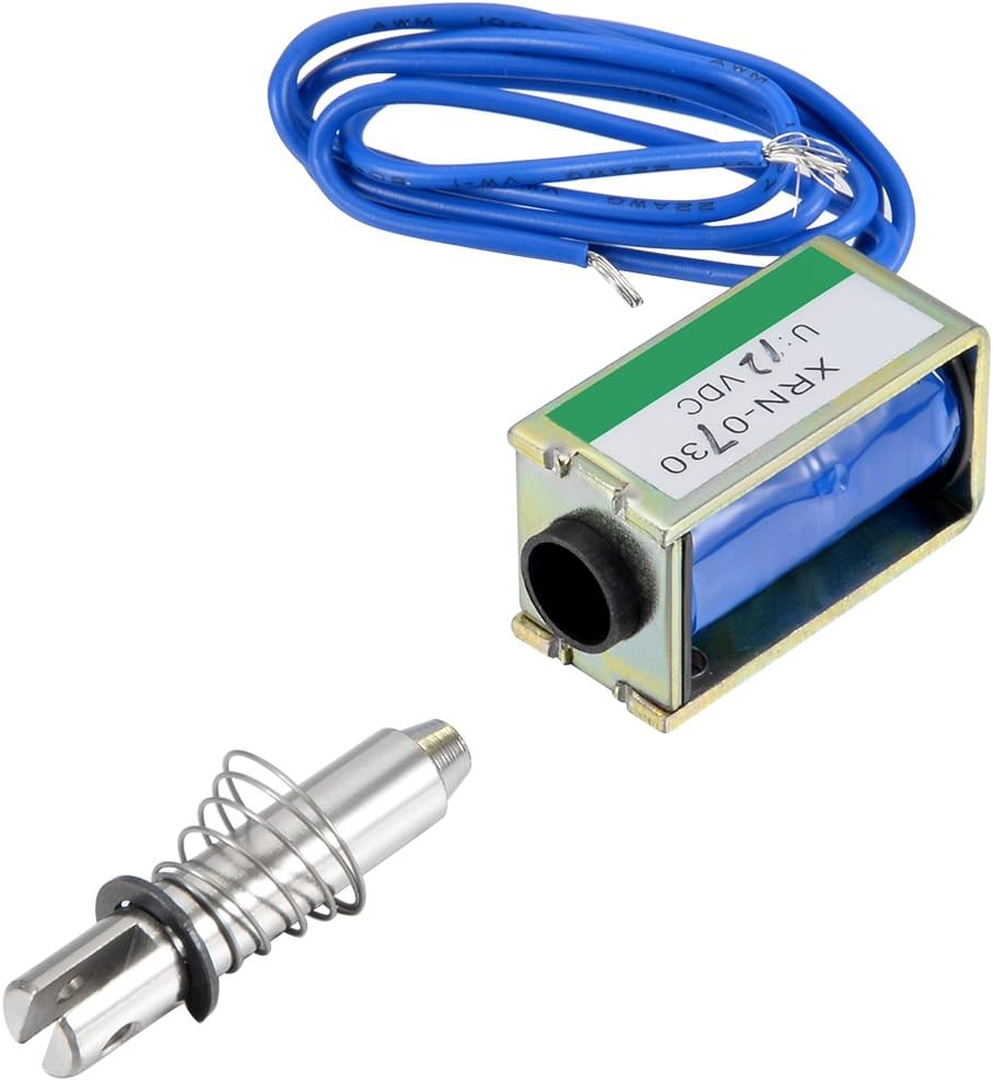 DC 12V 10N 10mm stroke dragtyp öppen ram solenoid elektromagnet XRN-0730