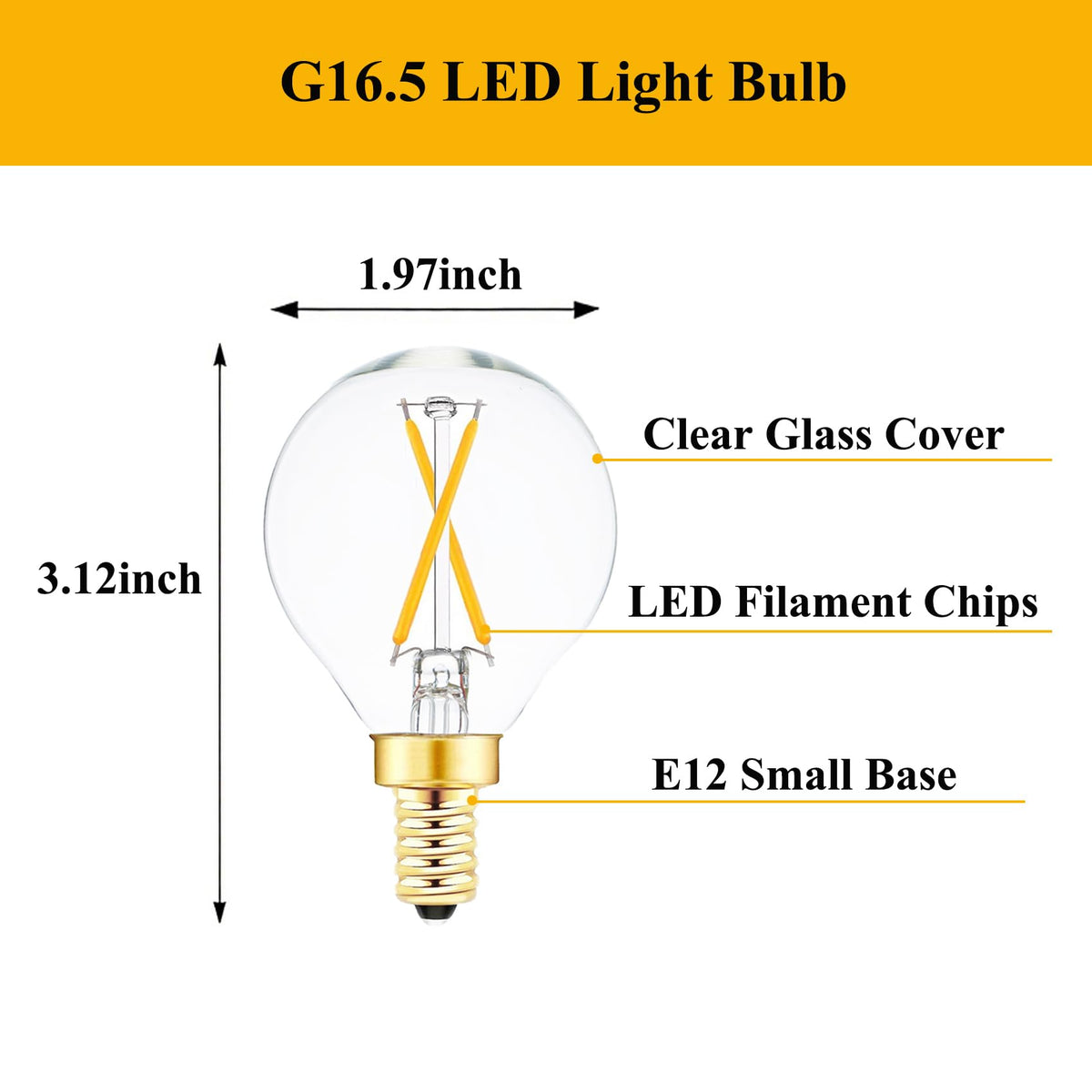 LinkMejor E12 Globelampe LED 25 Watt Tilsvarende Runde Kandelaber Lyspærer