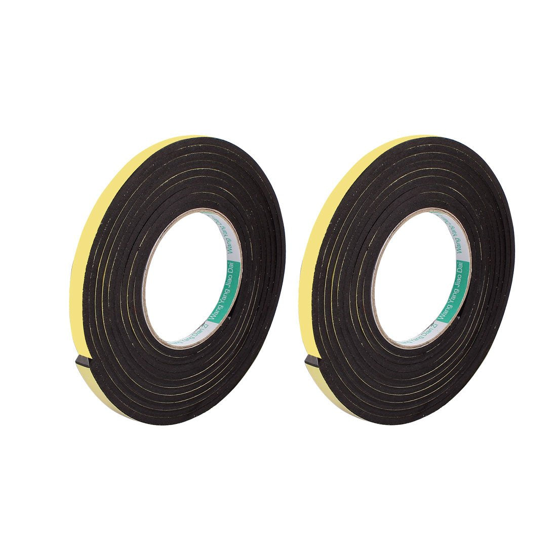 2 Pcs 10mmx4mm Single Sided Sponge Tape Adhesive Sticker Foam Glue Strip Sealing 3 Meters 10Ft
