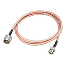 Low Loss RF Coaxial Cable Connection Coax Wire RG-142 N Male to BNC Male 243cm