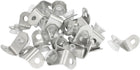 20mm x 15mm Metal Corner Brace Joint Right Angle Bracket Silver Tone 20Pcs
