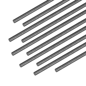 Carbon Fiber Rod for RC Airplane DIY Craft 1.5mm Matte Pole 400mm 15.7 Inch, 10pcs