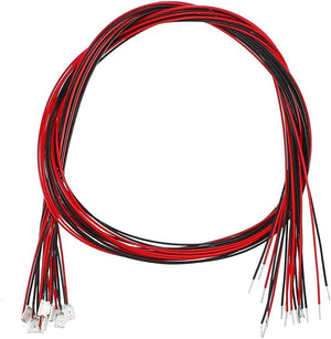 10 قطع أجهزة مدمجة على السطح مسبقة التوصيل 0805 حمراء LED ضوء إصدار الثنائي - DC1.8-1.9V ميكرو مبروقطة LED صغيرة