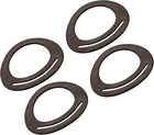Wooden Purse Handles, 7.6" 4Pcs D Shape Handbag Handle Replacement Accessories for Purse Making DIY Handmade Beach Bag Straw Bag, Brown